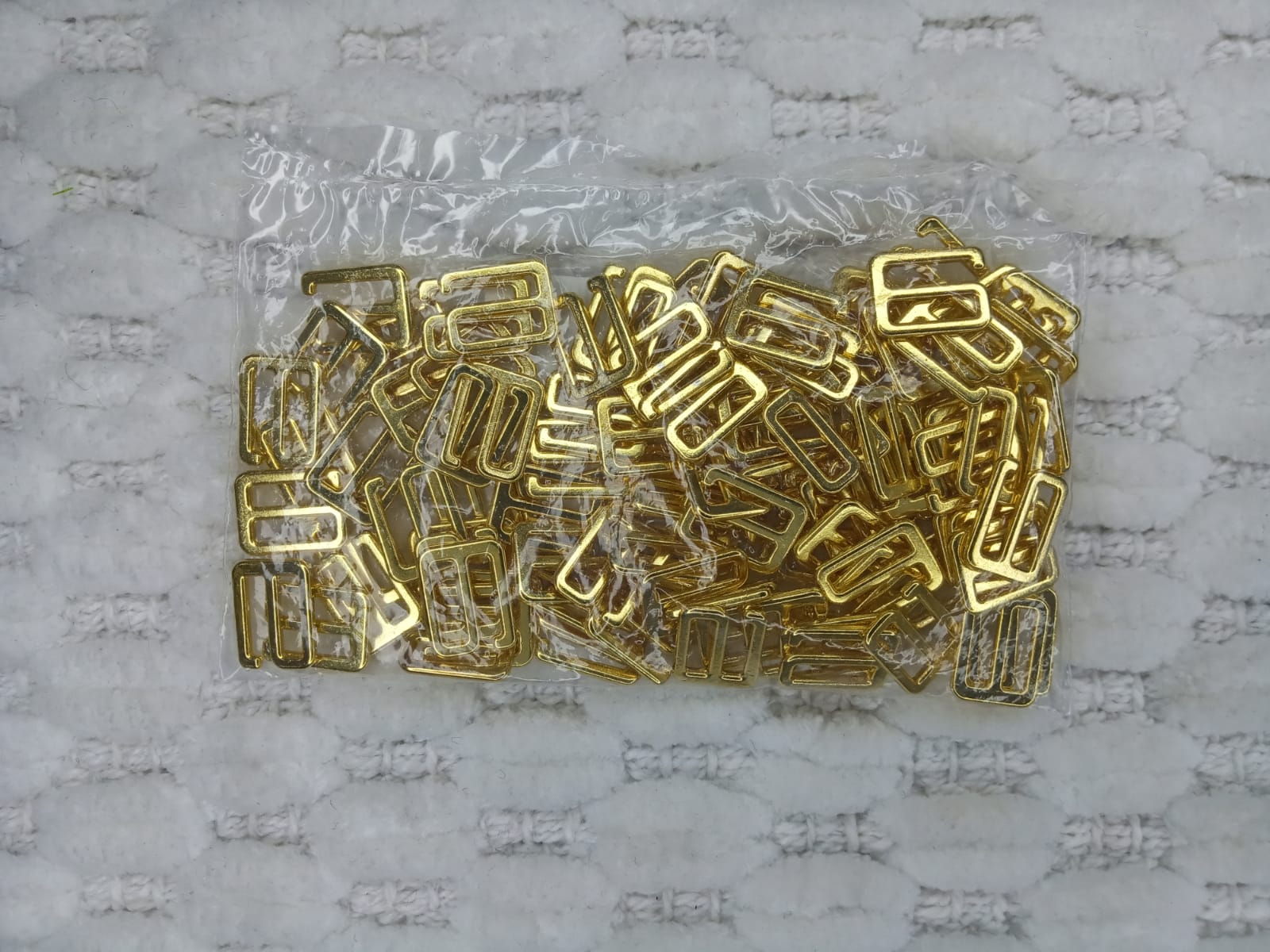Gancho Metal 10mm Ouro MZ (1000und)